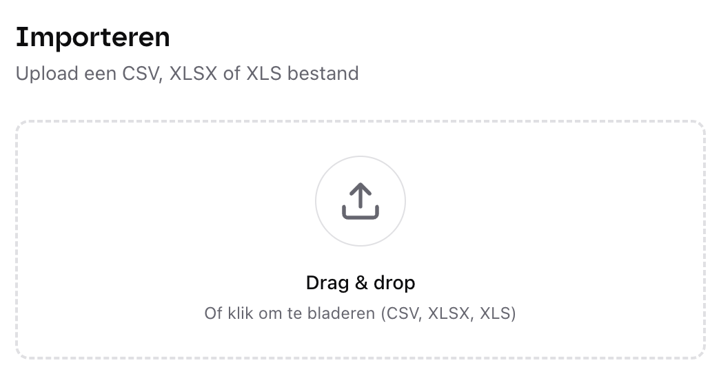 Importeer al je beleggingen in een paar seconden